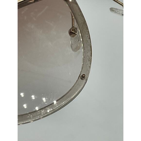 Pre-Owned Prada SPR 12U Unisex Sunglasses-Clear/ Brown/Gold - Picture 10 of 12